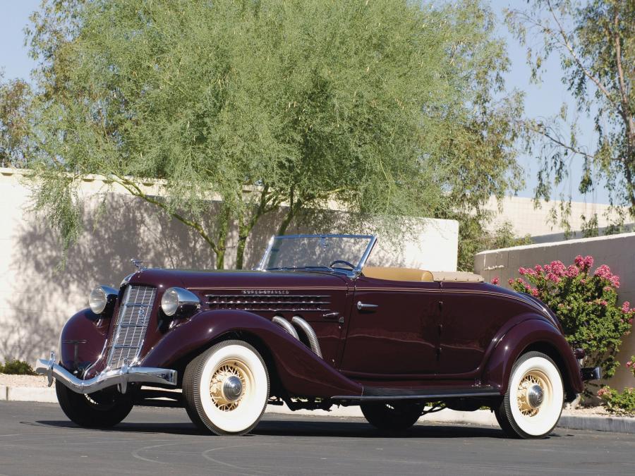  Auburn 852 SC Convertible Coupe 1936 года  (фото 46 из 50)